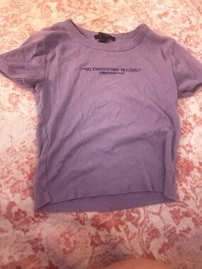 Forever 21 Lavender Short Sleeve top